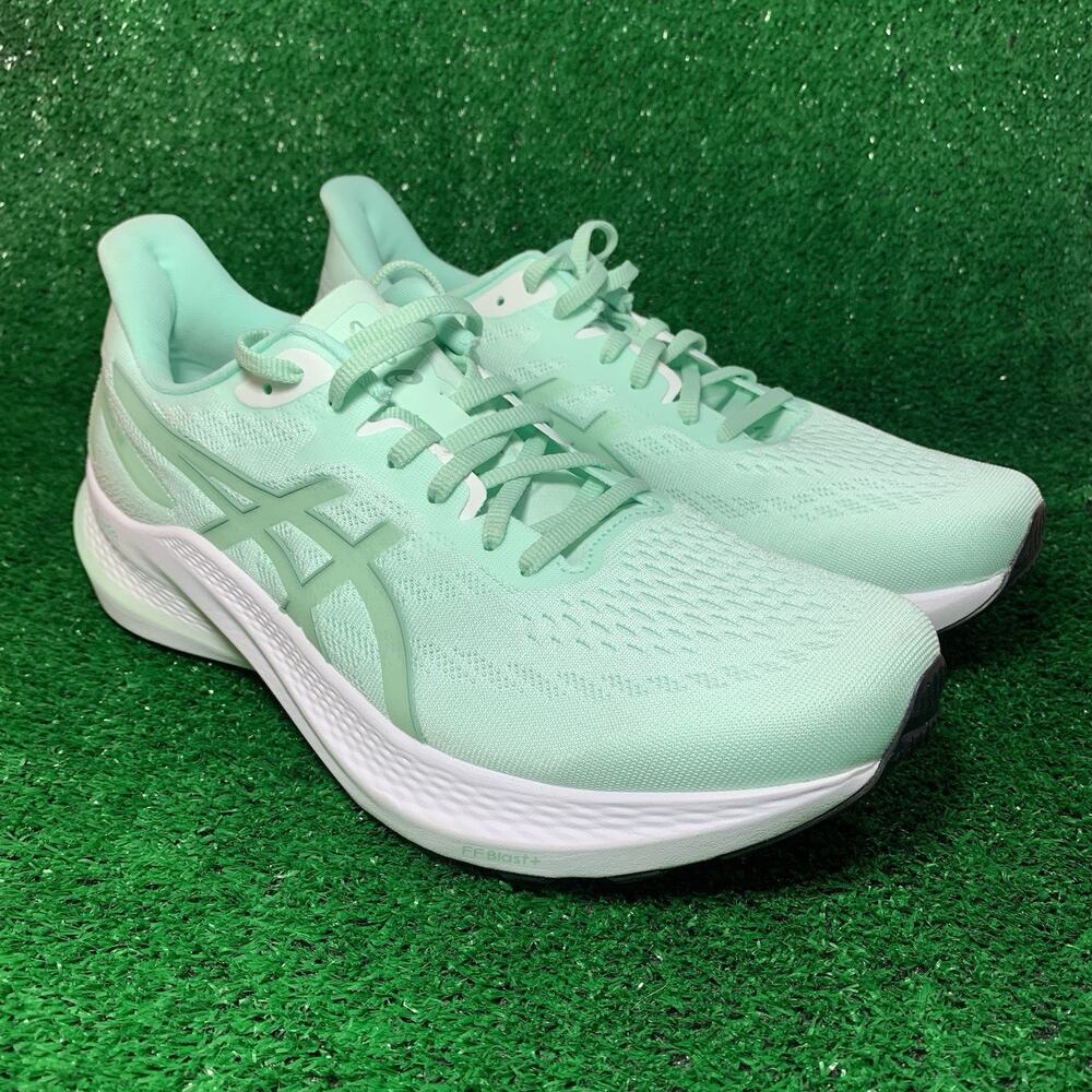 Asics GT-2000 12 Womens 11 Shoes Mint Green White Road Race Running Trainer